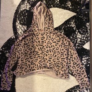 Betsey Johnson Cheetah Print Hoodie